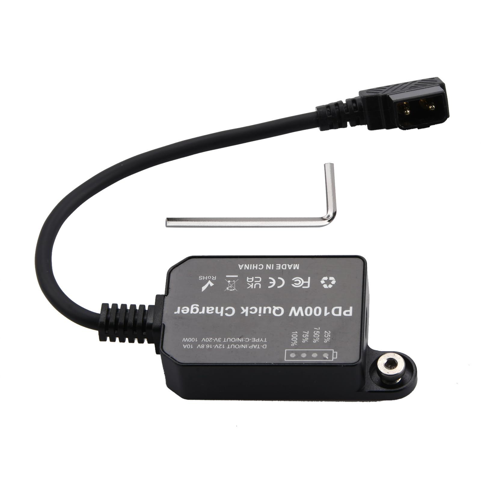 Amazon | PD 100W D-Tap-USB-Cアダプター 双方向充電＆放電 デジタル